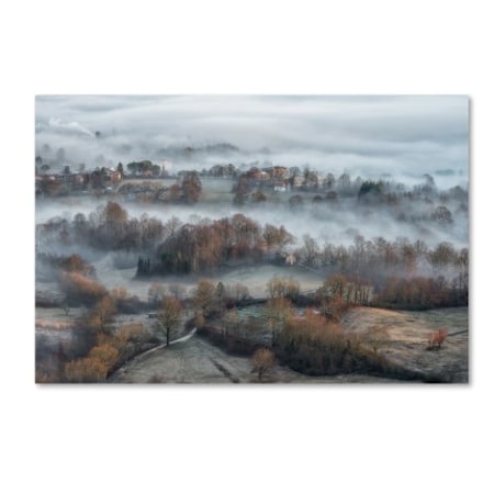 Riccardo Lucidi 'Misty Fields' Canvas Art,22x32
